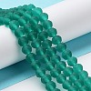 Transparent Glass Beads Strands EGLA-A034-T6mm-MD18-2