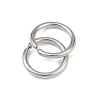 Tarnish Resistant 304 Stainless Steel Open Jump Rings X-STAS-E067-07-8mm-4
