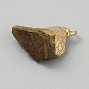Natural Tiger Eye Pendants G-WH0003-09A-2