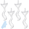 5Pcs 925 Sterling Silver Charms STER-BBC0009-93A-1