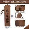 Cowhide Leather Labels AJEW-WH0386-0011-2