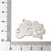 Non-Tarnish 201 Stainless Steel Pendants LS-STAS-B049-22P-3