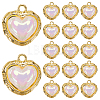 16Pcs Alloy Acrylic Pendants FIND-SP0002-28-1