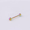 316 Surgical Stainless Steel Tongue Rings WGF0CE1-05-1