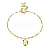 Trendy Brass Charm Bracelets BJEW-BB32133-7