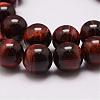 Natural & Dyed & Heated Tiger Eye Bead Strands G-P230-12-8mm-3