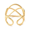 304 Stainless Steel Open Cuff Rings for Women RJEW-M020-07G-01-3