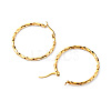 6 Pairs 6 Style Ring & Heart & Flower & Rhombus & Hexagon 201 Stainless Steel Hoop Earrings EJEW-FS0001-06-3