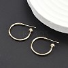 Brass Stud Earrings EJEW-L245-001LG-2