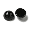 Natural Black Stone Cabochons G-Q173-01B-17-2