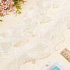 5 Yards 2-Layer Polyester Pleated Ribbon OCOR-FG0002-05B-5
