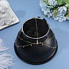 Alloy with Rhinestone Hair Chain DIY-WH20058-11G-3