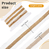 2 Yards 9-Row Glass Seed Beaded Lace Trim OCOR-FG0002-60A-2