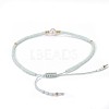 Adjustable Nylon Cord Braided Bead Bracelets BJEW-P256-B07-5