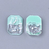 Two Tone Resin Cabochons X-CRES-T014-06D-3