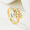 Adjustable Brass Finger Rings for Women FS-WG9A19F-01-1