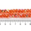 AB Color Plated Transparent Electroplate Beads Strands EGLA-H104-06A-4