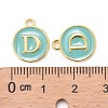 Golden Plated Alloy Enamel Charms ENAM-S118-05D-3