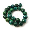 Synthetic Chrysocolla Beads Strands LS-G-L529-B01-10mm-4