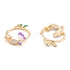 Rack Plating Alloy Enamel Pendants LS-FIND-A040-04KCG-02-2