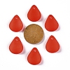 Transparent Frosted Acrylic Pendants MACR-S371-09A-712-3