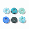 Handmade Polymer Clay Beads Strands CLAY-R089-6mm-T02B-3