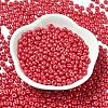 Baking Paint Luster Glass Seed Beads SEED-B001-04A-04-2