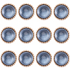 12Pcs ABS Plastic Shank Buttons BUTT-GF0003-47A-1