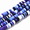 Handmade Polymer Clay Beads Strands CLAY-N008-010-H48-1