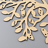 Wooden Earring Display Tree Stands ODIS-WH0038-26-3