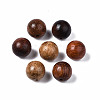 Natural Wood Beads WOOD-S666-8mm-01-2