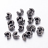 Brass Crimp Beads Covers X-KK-H290-NFB-NF-1