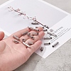 90Pcs 6 Style 304 Stainless Steel Slide On End Clasp Tubes STAS-YW0001-20-9