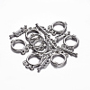 Tibetan Style Alloy Toggle Clasps K0P3A022-2