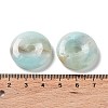 Natural Flower Amazonite China Safety Buckle Pendants G-M419-01A-3