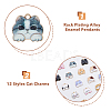 DICOSMETIC 72Pcs 12 Styles Alloy Enamel Pendants ENAM-DC0001-12-4