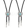 2Pcs PU Leather Bolo Tie Necklaces NJEW-ME0001-22A-1