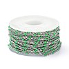304 Stainless Steel Enamel Curb Chains CHS-P013-01P-10-3