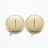 304 Stainless Steel Stud Earring Settings STAS-P166-14-14mm-2