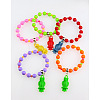 Fashion Acrylic Bracelets for Kids BJEW-JB01018-1
