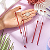 4Pcs DIY Alloy Beadable Crochet Hooks AJEW-TA0003-50A-6