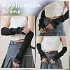 1 Pair Acrylic Fibers Long Mesh Lace Gloves AJEW-CN0006-67B-6