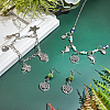 Tibetan Style Alloy Pendants PALLOY-PH0013-34AS-6