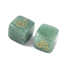 4Pcs 4 Styles Natural Green Aventurine Display Decorations G-F786-03A-05-2