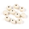 Spray Painted Round Natural Schima Wood Beads WOOD-A018-8mm-10-1