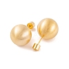 Round Ball Drawbench Brass Ear False Plugs for Women LS-EJEW-G391-24A-G-3