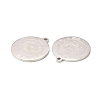 Non-Tarnish 304 Stainless Steel Pendants STAS-A074-03L-P-3