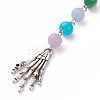 Tibetan Style Alloy Bookmarks for Halloween's Day AJEW-JK00165-01-2