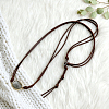 Natural Labradorite Bead Link Bracelets BJEW-WH20031-007A-3
