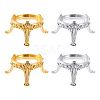 4Pcs 2 Colors Alloy Display Holder ODIS-GA0001-26-1